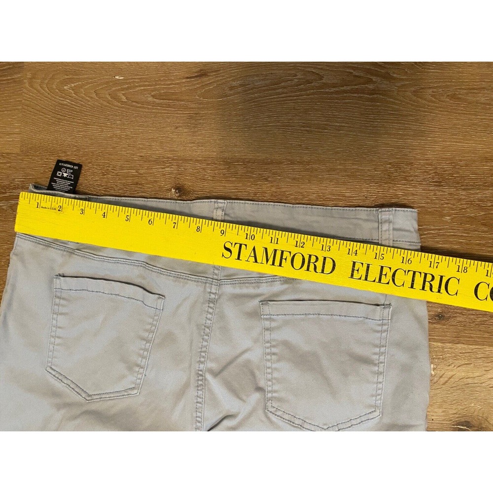 Buffalo David Bitton Daily Mid Rise Stretch Ankle Light Blue Jeans Sz 14/34 - Picture 9 of 9